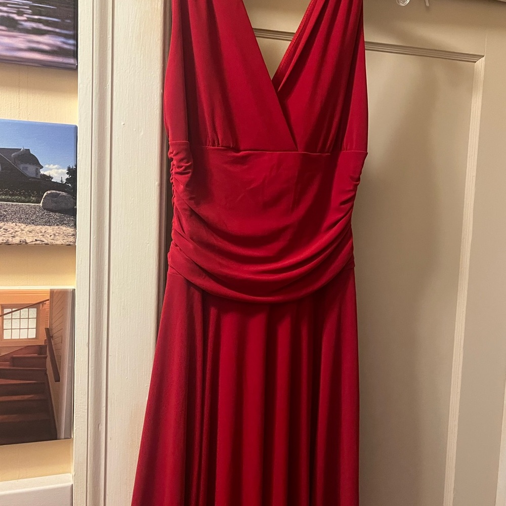 Ariella Vibrant Scarlet Cocktail Dress